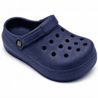 Сабо подростковые Е312 темно синие 31-35р 6шт/р