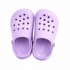 Сабо подростковые Е312 фиолетовые 31-35р 6шт/р