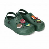 Сабо подростковые Е312/1 зеленые 31-35р 6шт/р