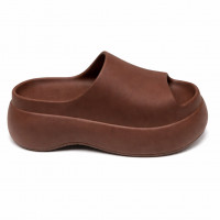 Шлепанцы женские Е141 шоколадные 37-41р 6шт/уп