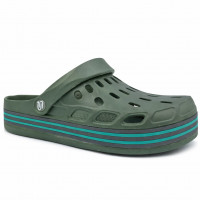 Сабо мужские Е251 зеленые 41-45р 6шт/уп