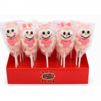 Зефир на палочке "Лабубу Ангел" 35гр 20шт/уп 120шт/ящ