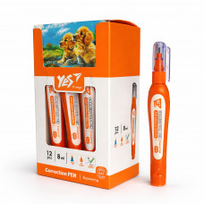 Корректор ручка YES 8мл. 12шт/уп 340113