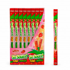 Жуйка So Soury Tubo longum(довга) ПОЛУНИЦЯ 20гр 24шт/бл 288шт/ящ 8680945415156