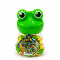 Шоколадные монеты Лягушка Frog 100шт/бл 1200шт/ящ