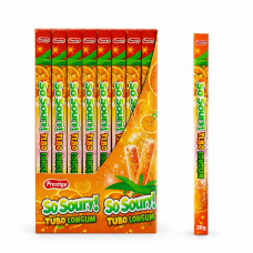 Жуйка So Soury Tubo longum(довга) АПЕЛЬСИН 20гр 24шт/бл 288шт/ящ 8680945415156