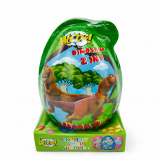 Шоколадные яйца "Джой" WOOOW Dinosaur 2in1 80г, 1шт/уп, 15шт/ящ