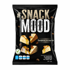Снеки SNACK MOOD 50г пшенично-картопляні зі смаком трюфеля і сиру брі (24шт/ящ)