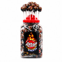 Леденец на палочке AYTOP ENERGY LOLLIPOP 12г, 150шт/б, 900шт/ящ