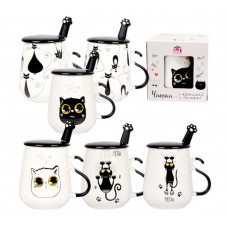 Чашка 20628 с ложкой, 440 мл.