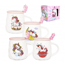 Чашка 20623 с ложкой, 400 мл, "Маленький Единорог"