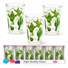 Набір 945-1 склянок 6шт "Кактус" 210 мл