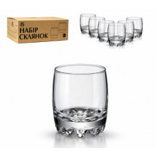 Набір 9326 склянок 6шт 250мл