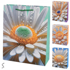 Пакет подарунковий паперовий M "Camomile" 26*32*10см R40793-M (480шт)