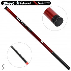 Удочка бескольцевая "Short" 5.4м (в состав. 65см) SF24105 (100шт)
