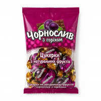 Чернослив с орехом в обертке конфеты, 200гр 12шт/ящ