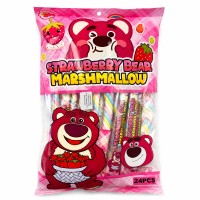 Зефірна косичка STRAWBERRY BEAR XXL 18гр 24шт/бл 288шт/ящ