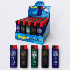 Запальнички "SMILE" Турбо Джет авто 9101 (50шт/бл)