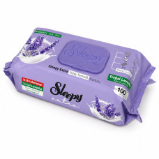 Вологі серветки SLEEPY для прибирання EASY Clean Lavander 100шт з клапаном 6шт/ящ