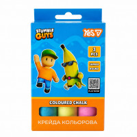 Мел цветной 3шт круглый Stumble Gues Jumbo 400575