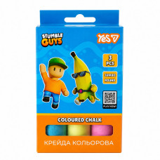 Мел цветной 3шт круглый Stumble Gues Jumbo 400575