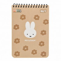 Блокнот А6 80арк. спіраль в клітинку Miffy. Clam YES 152459