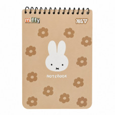 Блокнот А6 80л. спираль в клетку Miffy. Clam YES 152459