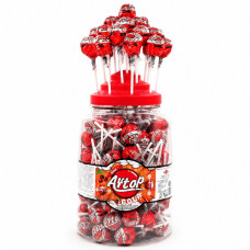 Льодяник на паличці AYTOP SOUR CHERRY LOLLIPOP 12г, 150шт/б, 900шт/ящ