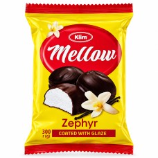Зефир глазурь. Mellow 300гр 9шт/ящ КЛИМ 745
