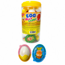 Желейки Яичко с начинкой EGG Jelly candy 24гргр 50шт/бл 600шт/ящ