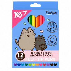 Фломастер 12  шт YES амортизуючи 650581