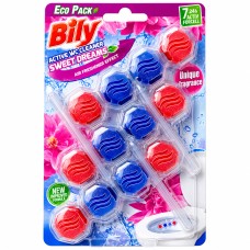 Блок для туалетов BILY DIAMOND Лилия Blue Water 3*50г 0245