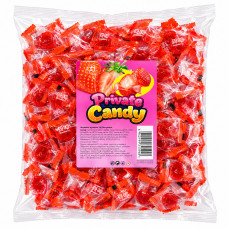 Желейная конфета Клубника 5D Private Candy 1кг 10шт/ящ