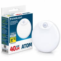 Светильник аккумуляторный ENERLIGHT Atom 40Лм 4000К с датчиком движения 8989