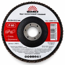 Круг КЛТ ф125мм №60 149673 Vituls (пелюстковий)
