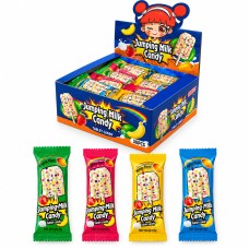 Молочная конфета со стреляющим сахаром JUMPING MILK CANDY 10гр 30шт/бл 720шт/ящ 6971061720708
