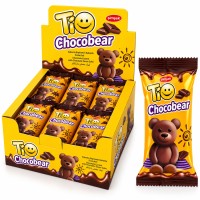 Бисквит Мишка TIO шоколадный 40гр 24шт/бл 144шт/ящ