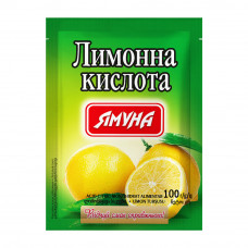 Лимонна кислота ЯМУНА 100г, 1шт, 50шт/ящ  4823079103535