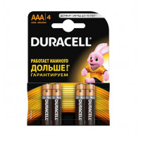 Батарейки Дюрасел мини второй сорт 4шт / пл, 40шт / уп