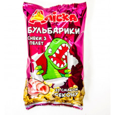 Снеки из пеллет 100 г "БУЛЬБАРИКЫ" с беконом (12 шт / ящ)