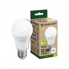 Лампа світодіодна Enerlight А60 Е27 12Вт 1080Лм 4100К (біле світло) 0044, 1шт, 100шт/ящ 4823093500044