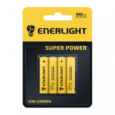 Батарейка Enerligh SuperPower жовта ААА R03 блістер 4шт 2086, 48шт/бл