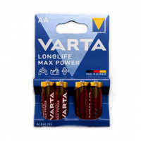 Батарейка Varta LonglifeMaxPower (MAX T)  Alkaline синьо-червоні АА R06 блістер 4шт 5946, 80шт/бл  4008496105946