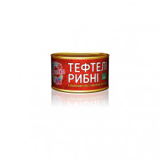 Тефтелі рибні в томат. соусі з овочевим гарніром 240г ж/б ТМ"Канапка" (48шт)