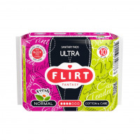Прокладки WКL12C FLIRT ultra fresh cotton&care 4 капли 240мм 24шт/ящ