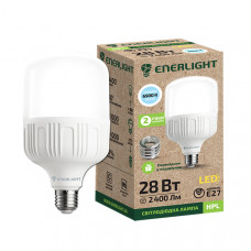 Лампа світодіодна Enerlight HPL Е27 28Вт 6500К 2901, 1шт, 100шт/ящ