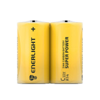 Батарейка Enerligh SuperPower желтая C R14 пленка 2шт 2185, 12шт /бл