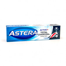 Зубна паста ASTERA Active+ Total З активованим вугіллям 100мл 12шт/ящ