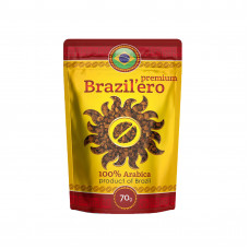 Кава розчинна сублімована "Brazil'ero" Premium 70г (25шт)