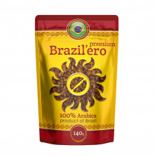 Кава розчинна сублімована "Brazil'ero" Premium 140г (15шт)